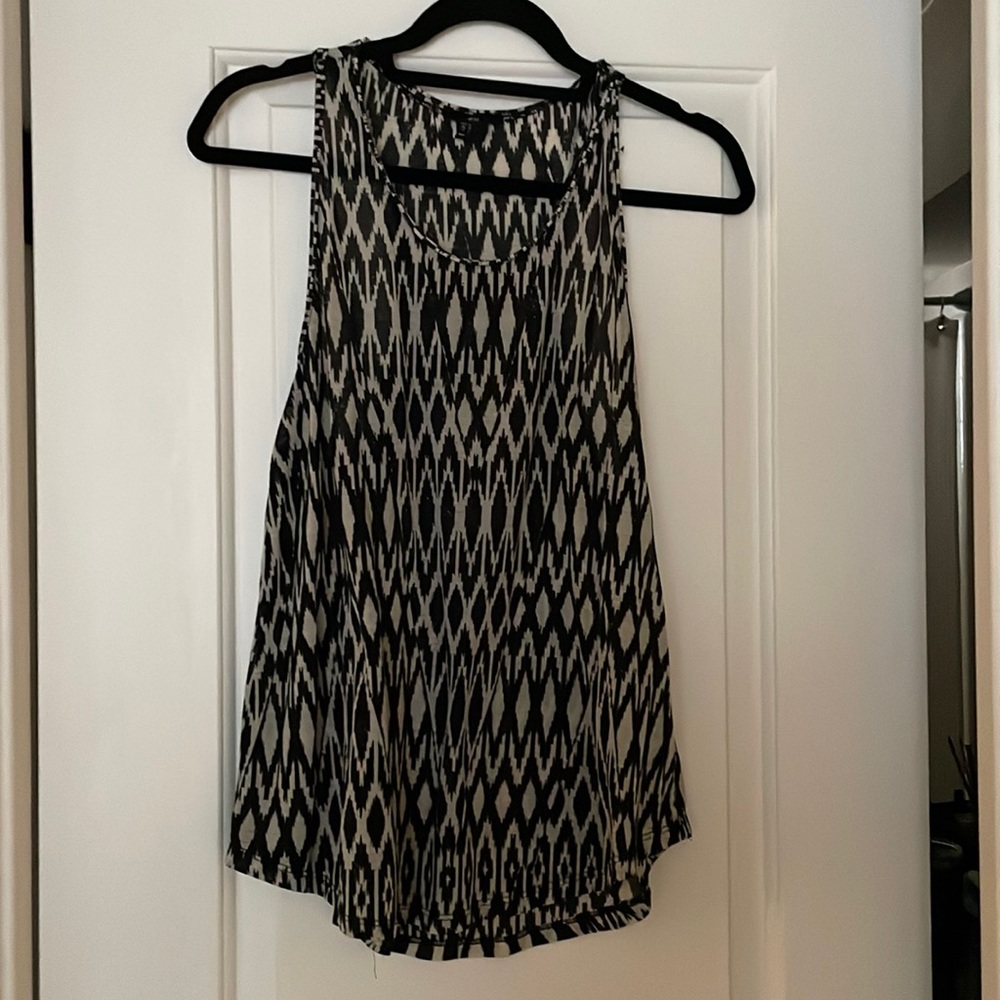 Black & white tank